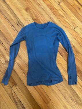 Lululemon Swiftly Tech Long Sleeve Blue 6